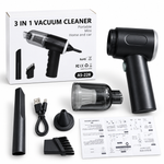 AS-228 – Aspirateur Portable 3-en-1 Sans Fil pour Voiture &amp; Maison